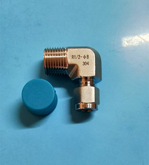 卡套彎通終端接頭